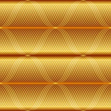 Gold seamless geometric pattern Illustrazione stock