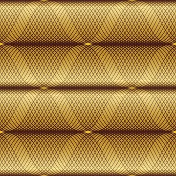 Gold seamless geometric pattern Stock Illustration