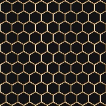 Gold Seamless pattern background Stock Illustration
