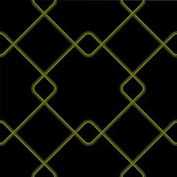 Gold seamless pattern with hand drawn chain. Perfect for wallpapers, web page 스톡 일러스트