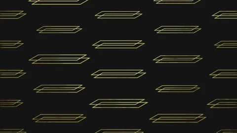 Gold shapes pattern Stock Footage 170322559