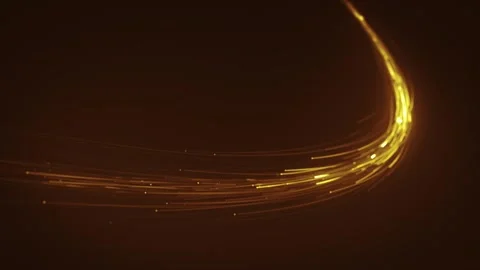 Gold Shining Light Particles Background Video stock 343870308