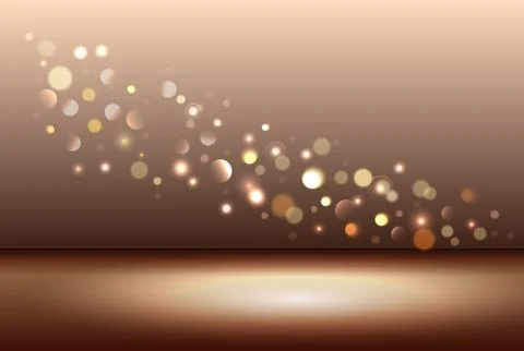Gold shiny sparkles Stock Illustration