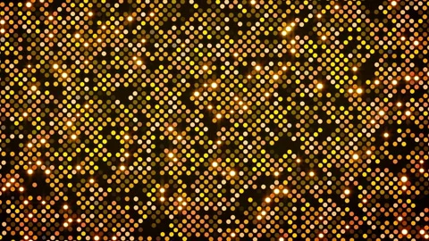 Gold show grid background. Shining disco and party loop animation. Stock Footage 307220279