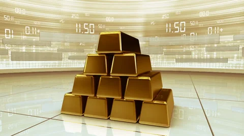 Gold sign animation 스톡 동영상 33760712