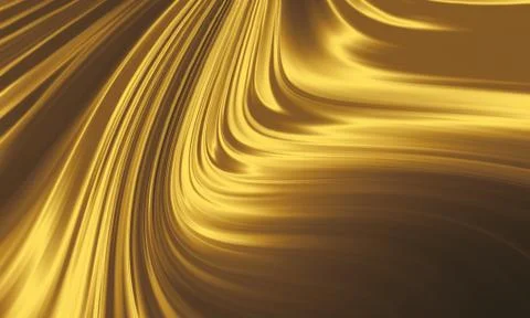 Gold silk Stock Illustration