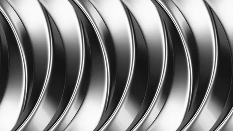 Gold &amp; Silver Rings Orbital Flow Stock Footage 295353772