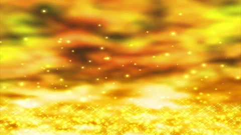 Gold sky particle loop animation Stock Footage 146166688