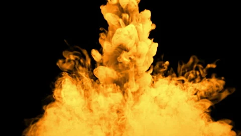 Gold smoke and steam loop effect Stock Footage 263002201