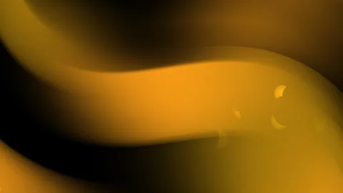 Gold smooth wavy abstract background patterns yellow soft light dark  wallpaper. Video stock 335669436