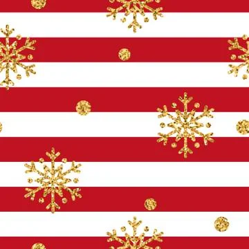 Gold snowflake Christmas background Stock Illustration