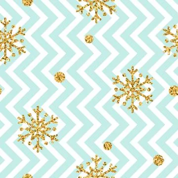 Gold snowflake Christmas background Stock Illustration