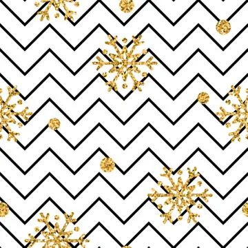 Gold snowflake Christmas background Stock Illustration