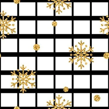 Gold snowflake Christmas background Stock Illustration