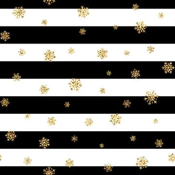 Gold snowflake Christmas background Stock Illustration