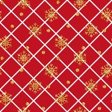 Gold snowflake Christmas background Stock Illustration