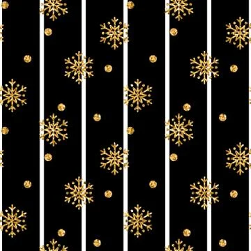 Gold snowflake Christmas background Stock Illustration