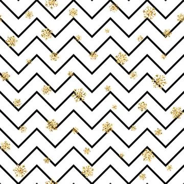 Gold snowflake Christmas background Stock Illustration