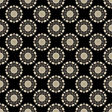 Gold snowflake in the night sky. Stock Illustration