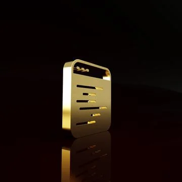 Gold Software, web developer programming code icon isolated on brown backgrou Stock Illustration