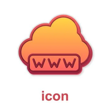 Gold Software, web development, programming concept icon isolated on white Stock Illustration