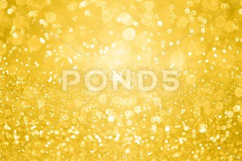 Gold Sparkle Glitter Background Party Invite Stock Photos