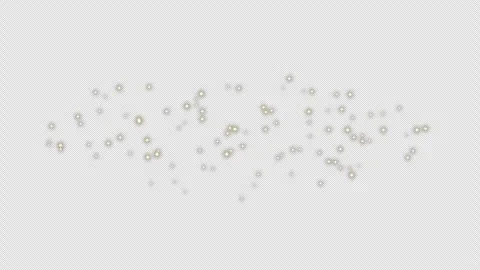 Gold Sparkle Glitter Particles Shining Title Overlay on Transparent Background Видео 339528680