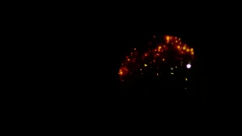 Gold Sparkles on Black Stock Footage 71360177