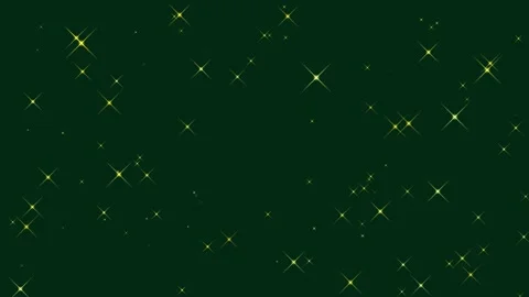 Gold Sparkles on Emerald Green Background Stock Footage 339266967