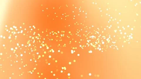 Gold sparkles on orange background 스톡 일러스트