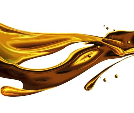 Gold splash Stock Illustration