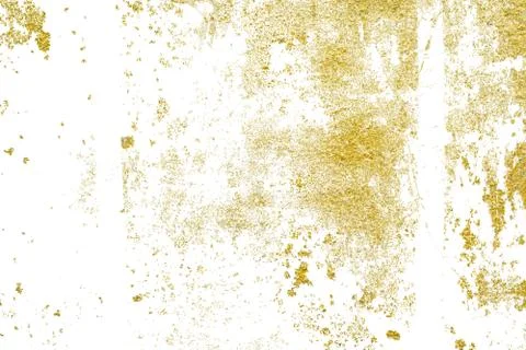 Gold splashes Texture. Brush stroke design element. Gold watercolor texture Illustrazione stock