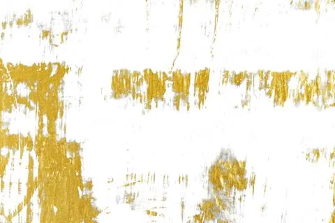 Gold splashes Texture. Brush stroke design element. Gold watercolor textures Stock Illustration