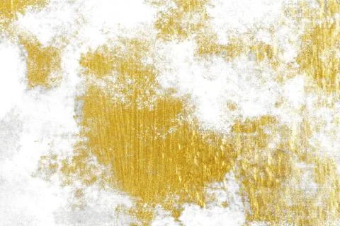 Gold splashes Texture. Brush stroke design element. Gold watercolor textures  Stock Illustration