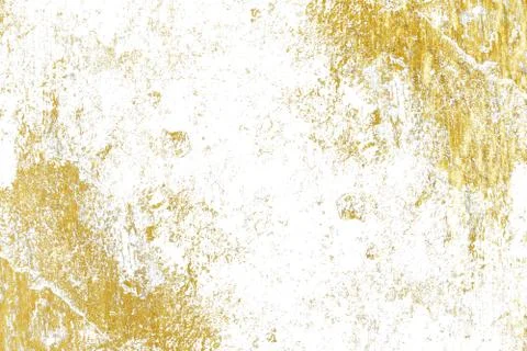 Gold splashes Texture. Brush stroke design element. Illustrazione stock