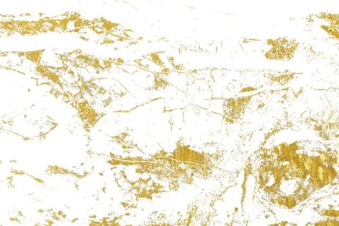Gold splashes Texture. Brush stroke design element. Grunge golden background  Illustrazione stock