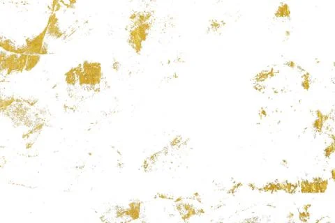 Gold splashes Texture. Brush stroke design element. Grunge golden background  Stock Illustration