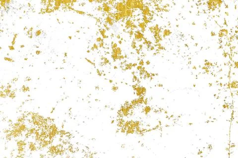 Gold splashes Texture. Brush stroke design element. Stock Illustration