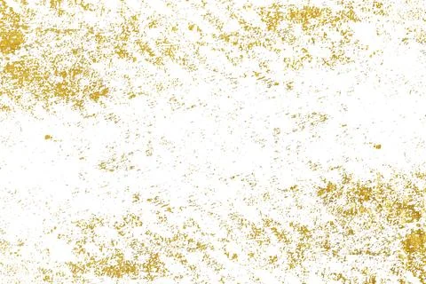 Gold splashes Texture. Brush stroke design element. Grunge golden backgroun.. Stock Illustration