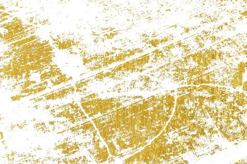Gold splashes Texture. Brush stroke design element. Grunge golden backgroun.. Stock Illustration