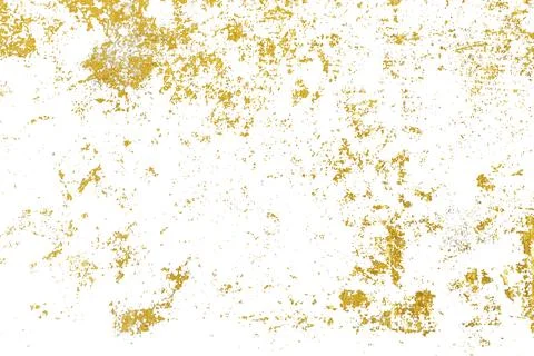 Gold splashes Texture. Brush stroke design element. Stock Illustration