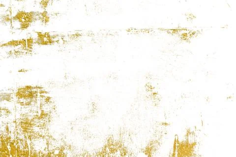 Gold splashes Texture. Brush stroke design element. Gold watercolor texture p Stock Photos
