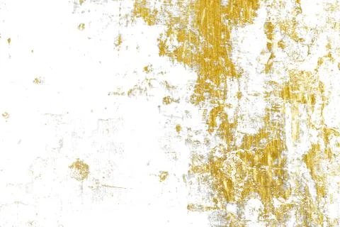 Gold splashes Texture. Brush stroke design element. Gold watercolor textures  Stock Photos