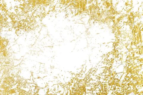 Gold splashes Texture. Brush stroke design element. Gold watercolor textures  Stock Photos