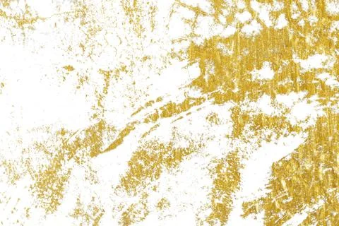 Gold splashes Texture. Brush stroke design element. Grunge golden background  Stock Photos