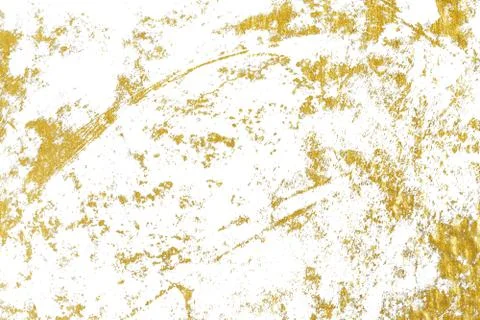 Gold splashes Texture. Brush stroke design element. Grunge golden background  Stock Photos
