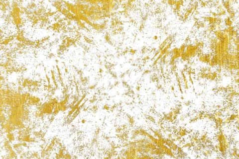 Gold splashes Texture. Brush stroke design element. Grunge golden background  Stock Photos