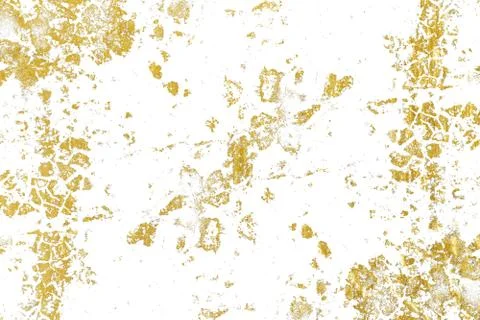 Gold splashes Texture. Brush stroke design element. Grunge golden background  Stock Photos