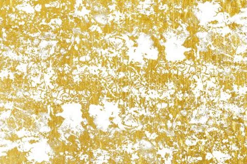 Gold splashes Texture. Brush stroke design element. Grunge golden background  Stock Photos
