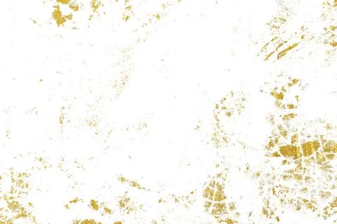Gold splashes Texture. Brush stroke design element. Grunge golden background  Stock Photos